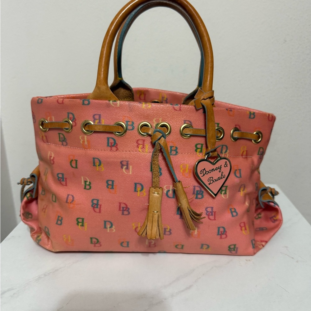 Dooney & Bourke Multicolor Logo Satchel